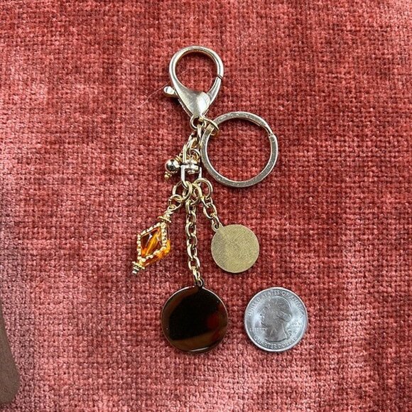 New GOLD SUNFLOWER LOVE Bag Charm - Picture 6 of 7